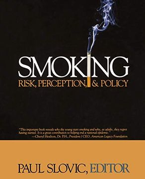 portada Smoking: Risk, Perception, and Policy (en Inglés)