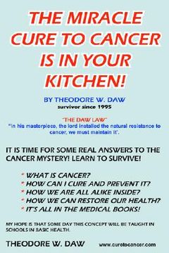 portada the miracle cure to cancer is in your kitchen! (in English)