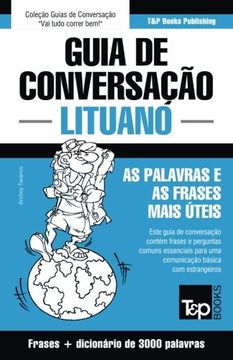 portada Guia de Conversação Português-Lituano e vocabulário temático 3000 palavras