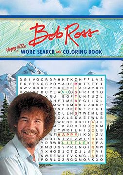 portada Bob Ross Word Search and Coloring Book (Coloring Book & Word Search) 
