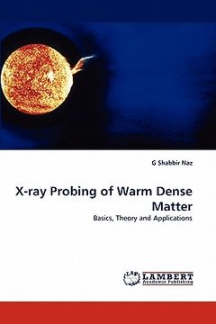 portada x-ray probing of warm dense matter (en Inglés)