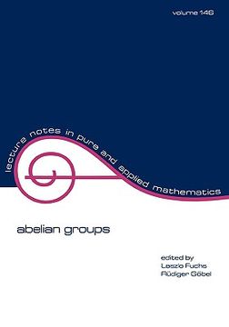 portada abelian groups: proceedings of the 1991 curacao conference (in English)