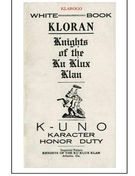 portada Kloran: Knights of the Ku Klux Klan