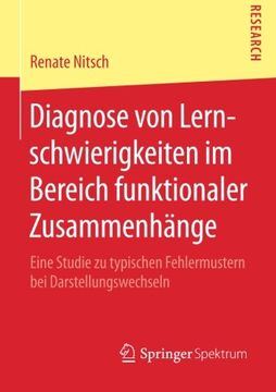 portada Diagnose von Lernschwierigkeiten im Bereich funktionaler Zusammenhänge: Eine Studie zu typischen Fehlermustern bei Darstellungswechseln (German Edition)