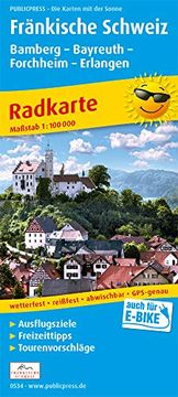 portada Fränkische Schweiz, Bamberg - Bayreuth, Forchheim - Erlangen 1: 100 000 (en Alemán)