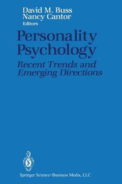portada Personality Psychology: Recent Trends and Emerging Directions (in English)