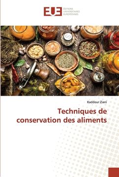 portada Techniques de conservation des aliments