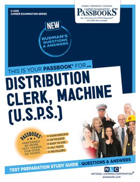 portada Distribution Clerk, Machine (U.S.P.S.) (C-2255): Passbooks Study Guide Volume 2255 (en Inglés)
