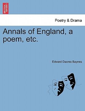 portada annals of england, a poem, etc. (en Inglés)