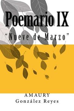 portada Poemario IX: "Nueve de Marzo"