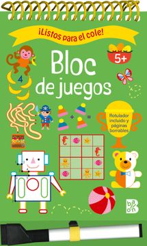 portada Listos Para el Cole Bloc de Juegos +5 (in Spanish)