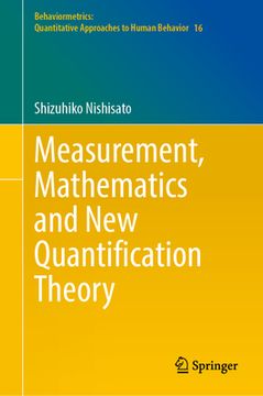 portada Measurement, Mathematics and New Quantification Theory (in English)
