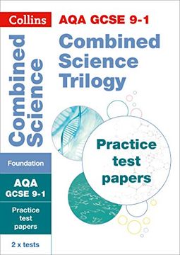 portada Collins GCSE 9-1 Revision - Aqa GCSE 9-1 Combined Science Foundation Practice Test Papers (en Inglés)
