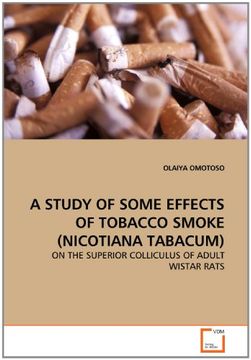 portada A STUDY OF SOME EFFECTS OF TOBACCO SMOKE (NICOTIANA TABACUM): ON THE SUPERIOR COLLICULUS OF ADULT WISTAR RATS