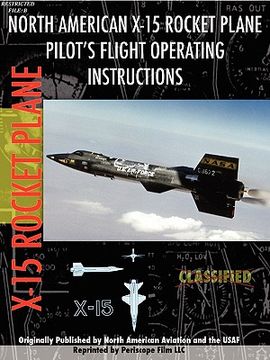 portada x-15 rocket plane pilot's flight operating manual