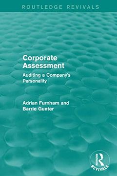 portada Corporate Assessment (Routledge Revivals): Auditing a Company (en Inglés)