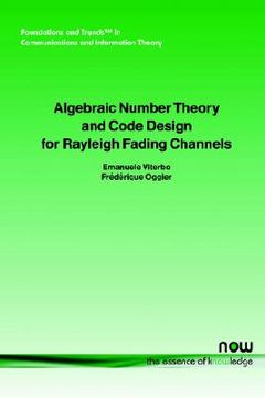 portada algebraic number theory and code design for rayleigh fading channels