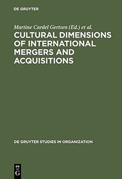 portada cultural dimensions of international mergers and acquisitions (en Inglés)