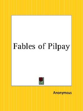 portada fables of pilpay (en Inglés)