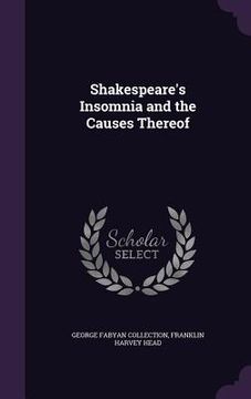 portada Shakespeare's Insomnia and the Causes Thereof