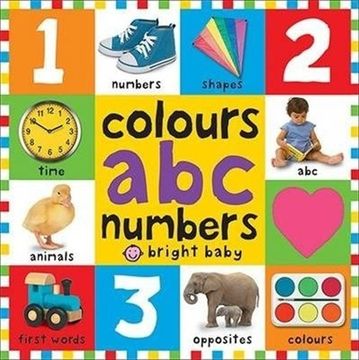 portada Colours abc Numbers (First 100 Board Books) (in English)