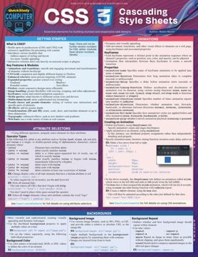 Css - Cascading Style Sheets: A Quickstudy Laminated Reference Guide (en Inglés)