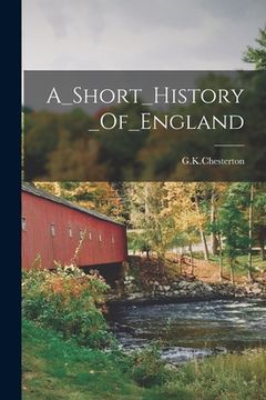 portada A_Short_History_Of_England (in English)