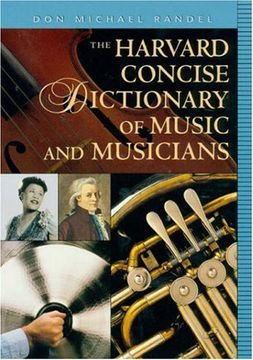 portada The Harvard Concise Dictionary of Music and Musicians (Harvard University Press Reference Library) 