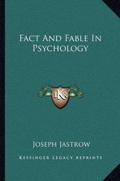 portada fact and fable in psychology (en Inglés)