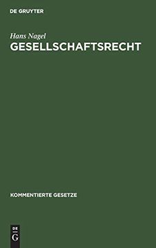 portada Gesellschaftsrecht (en Alemán)