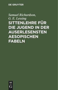 portada Sittenlehre für die Jugend in der Auserlesensten Aesopischen Fabeln (in German)