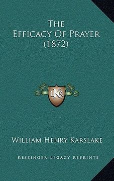 portada the efficacy of prayer (1872) (en Inglés)
