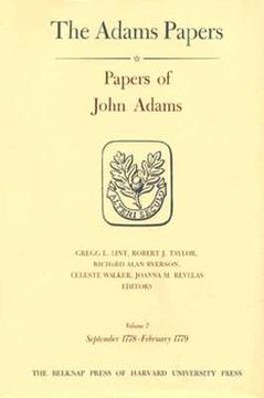 portada papers of john adams, volumes 7 and 8: september 1778 - february 1780 (en Inglés)