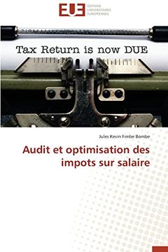 portada Audit Et Optimisation Des Impots Sur Salaire