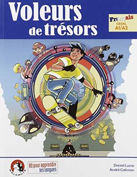 portada Voleurs de Trésors: Bd Pour Apprendre les Langues: 1 (en Francés)