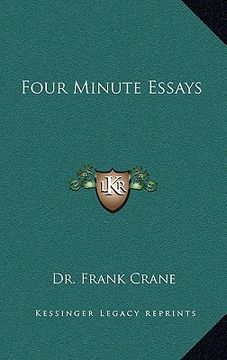 portada four minute essays