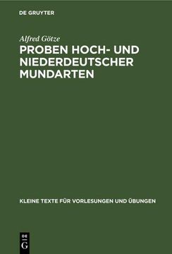 portada Proben Hoch- und Niederdeutscher Mundarten (in German)