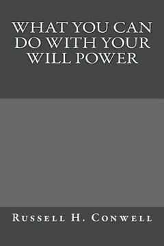 portada What You Can Do With Your Will Power (in English)