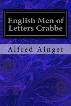 portada English Men of Letters Crabbe (en Inglés)