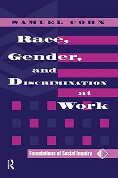 portada Race, Gender, and Discrimination at Work (en Inglés)