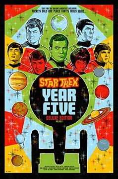 portada Star Trek: Year Five Deluxe Edition--Book One (en Inglés)