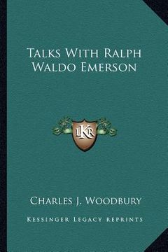 portada talks with ralph waldo emerson (en Inglés)