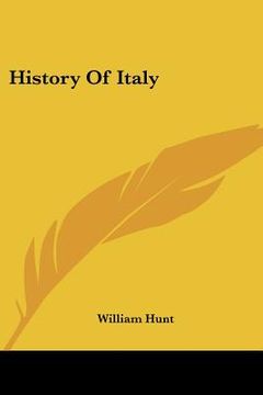 portada history of italy (en Inglés)