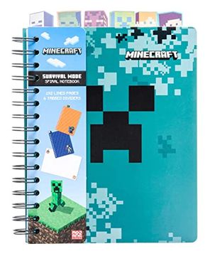 portada Minecraft: Survival Mode Spiral Notebook (Gaming) (en Inglés)