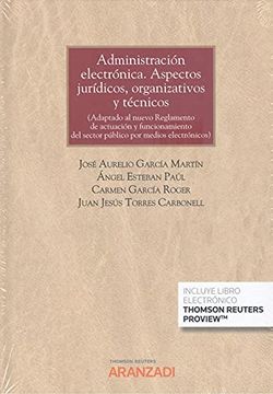 portada Administracion Electronica Aspectos Juridicos Organizativos (in Spanish)