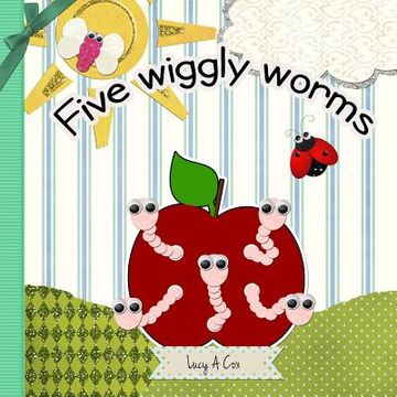 portada Five Wiggly Worms (en Inglés)