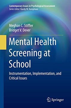 portada Mental Health Screening at School: Instrumentation, Implementation, and Critical Issues (in English)