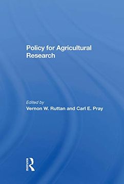 portada Policy for Agricultural Research (en Inglés)