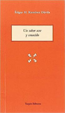 portada Un sabor acre y conocido (in Spanish)
