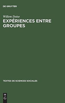 portada Expériences Entre Groupes (en Francés)